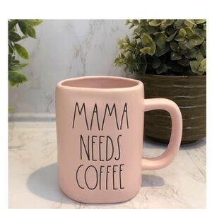 NEW Rae Dunn Pink Mama Needs Coffee Mug